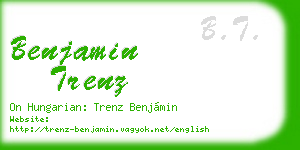 benjamin trenz business card